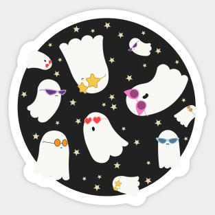 Glam Ghosts Sticker